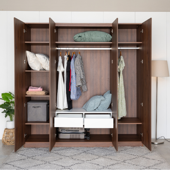 Vienna 201 Four-Door Wardrobe