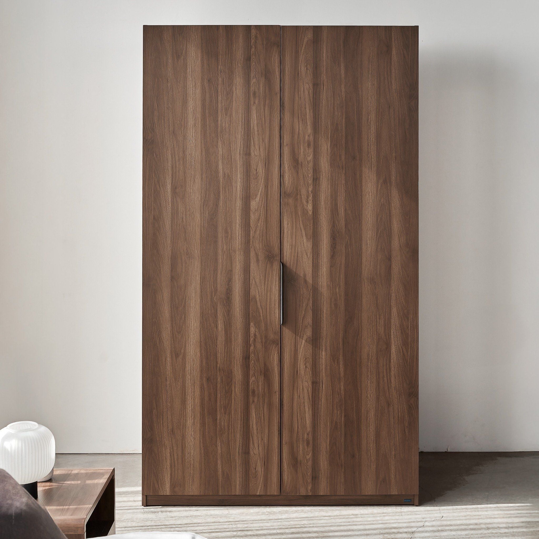 MOHO DALUMD 1.2m Minimalist 2-Door Wooden Wardrobe with Smart Storage System