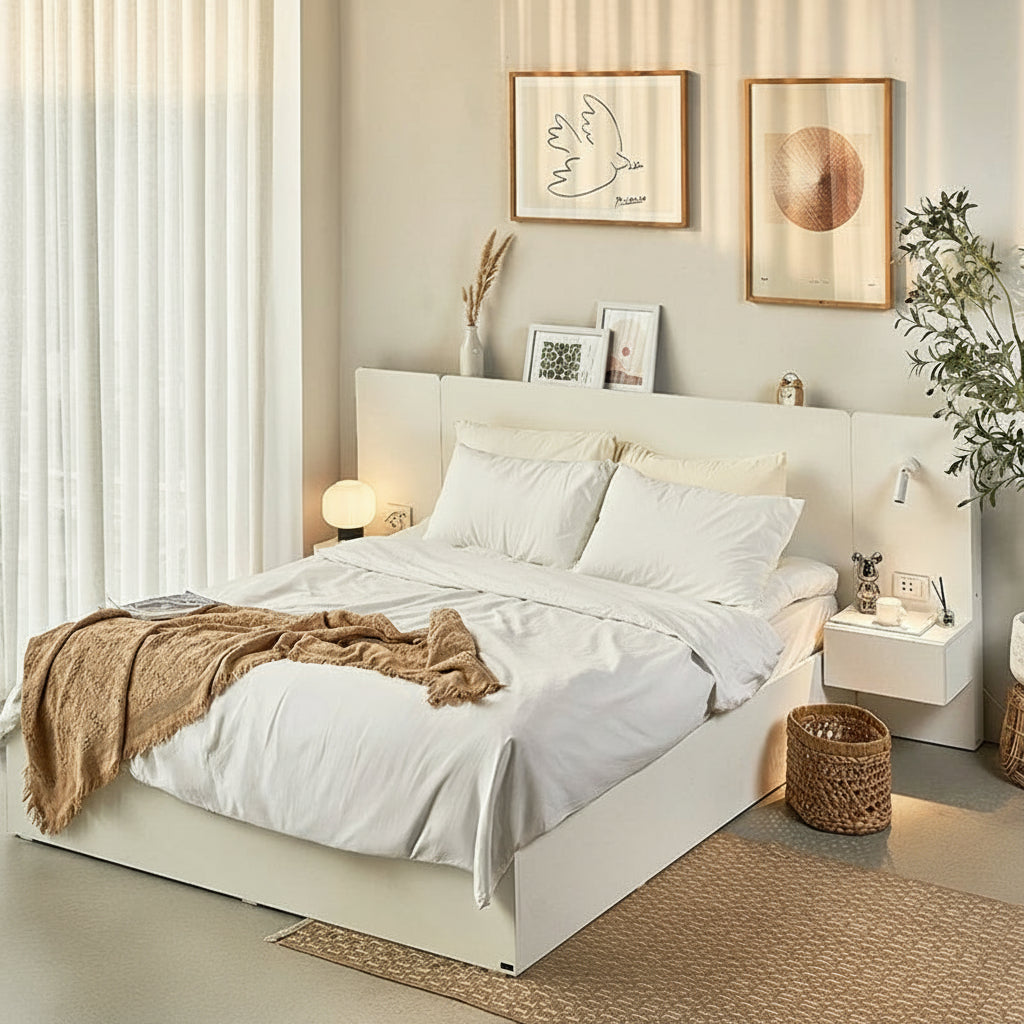 MOHO RANDER 3-Piece Bedroom Set with Integrated Power & Reading Lamp