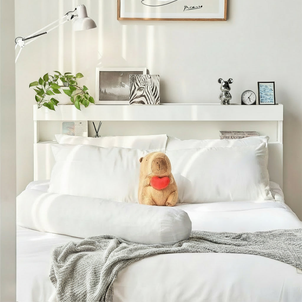 MOHO Vienna Wooden Bed with Storage Drawers & Integrated Power Outlet