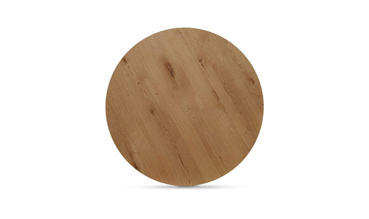 Heligan Dining Table in Rustic Oak, top view, view 2
