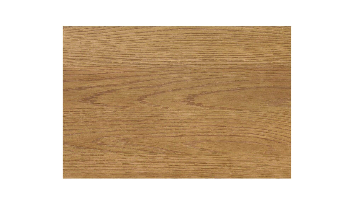 Lugano Coffee Table in Brown — solid oak edge detail