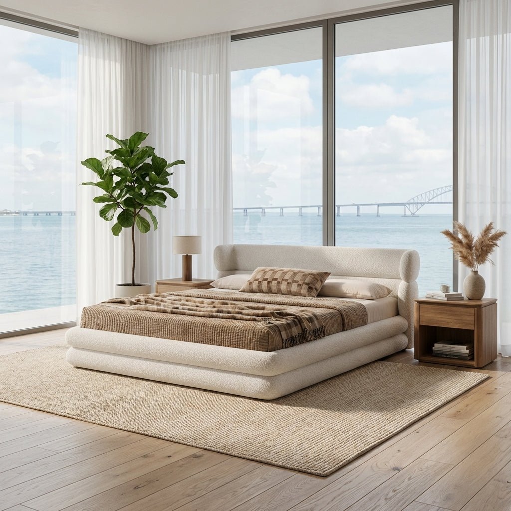 Quito King Fabric Bed - Altera