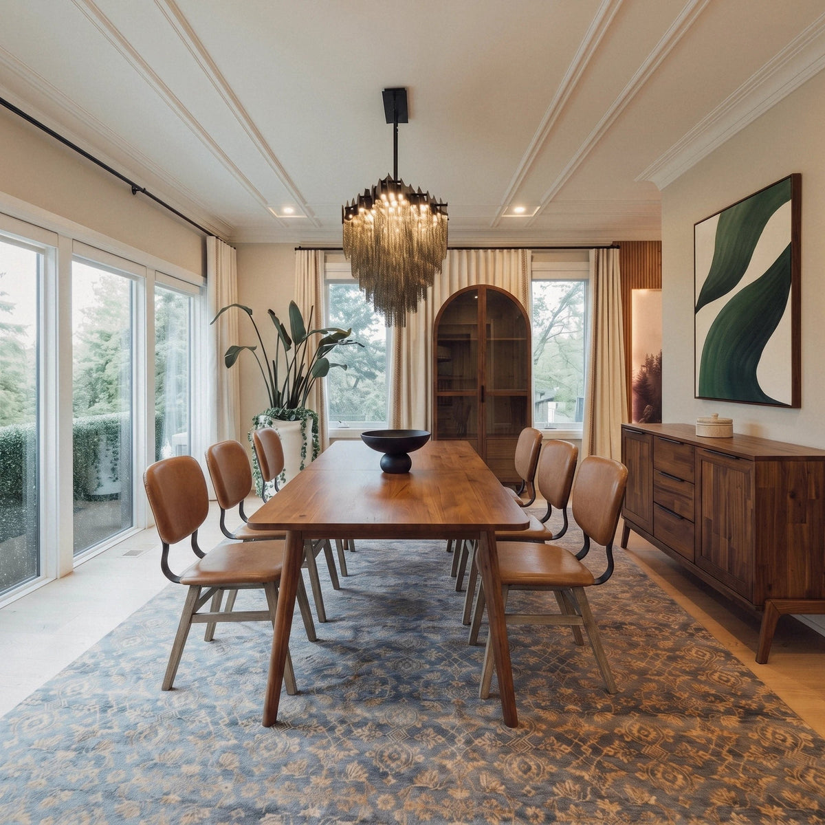 Radley Extension with Runners Acacia Dining Set - Altera