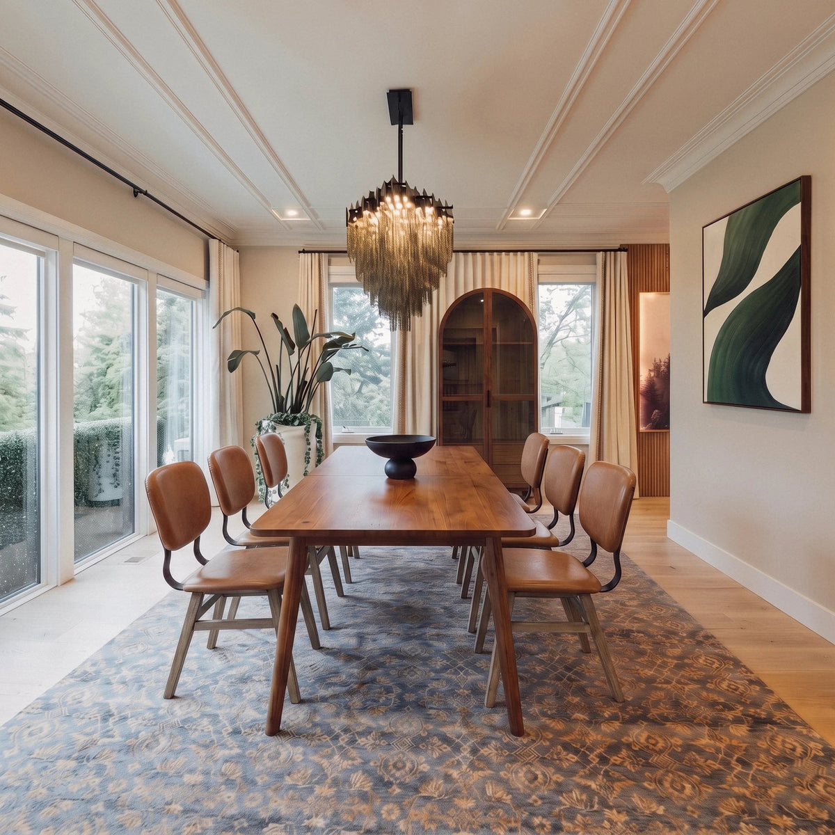 Radley Extension with Runners Acacia Dining Set - Altera