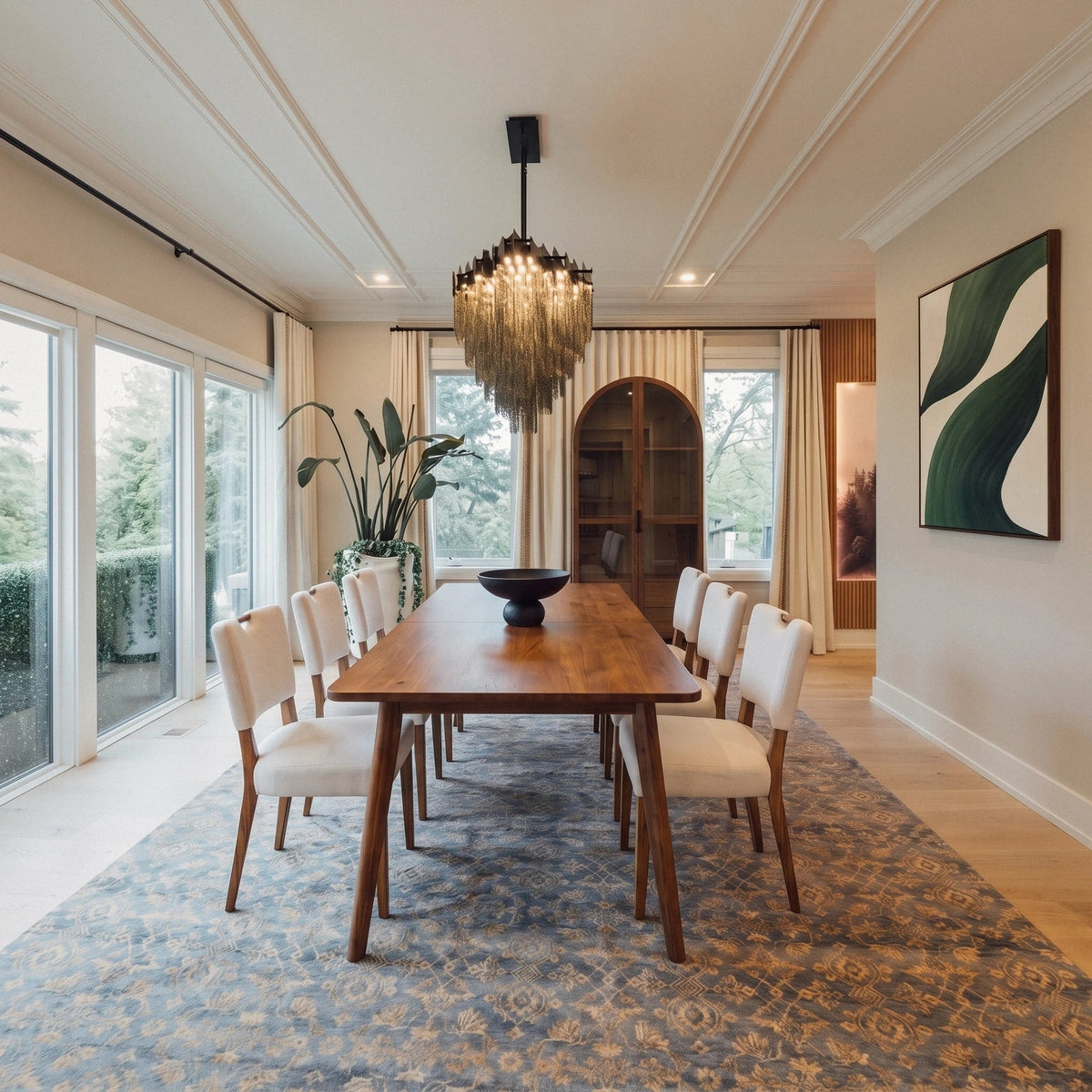 Radley Extension with Runners Acacia Dining Set - Altera