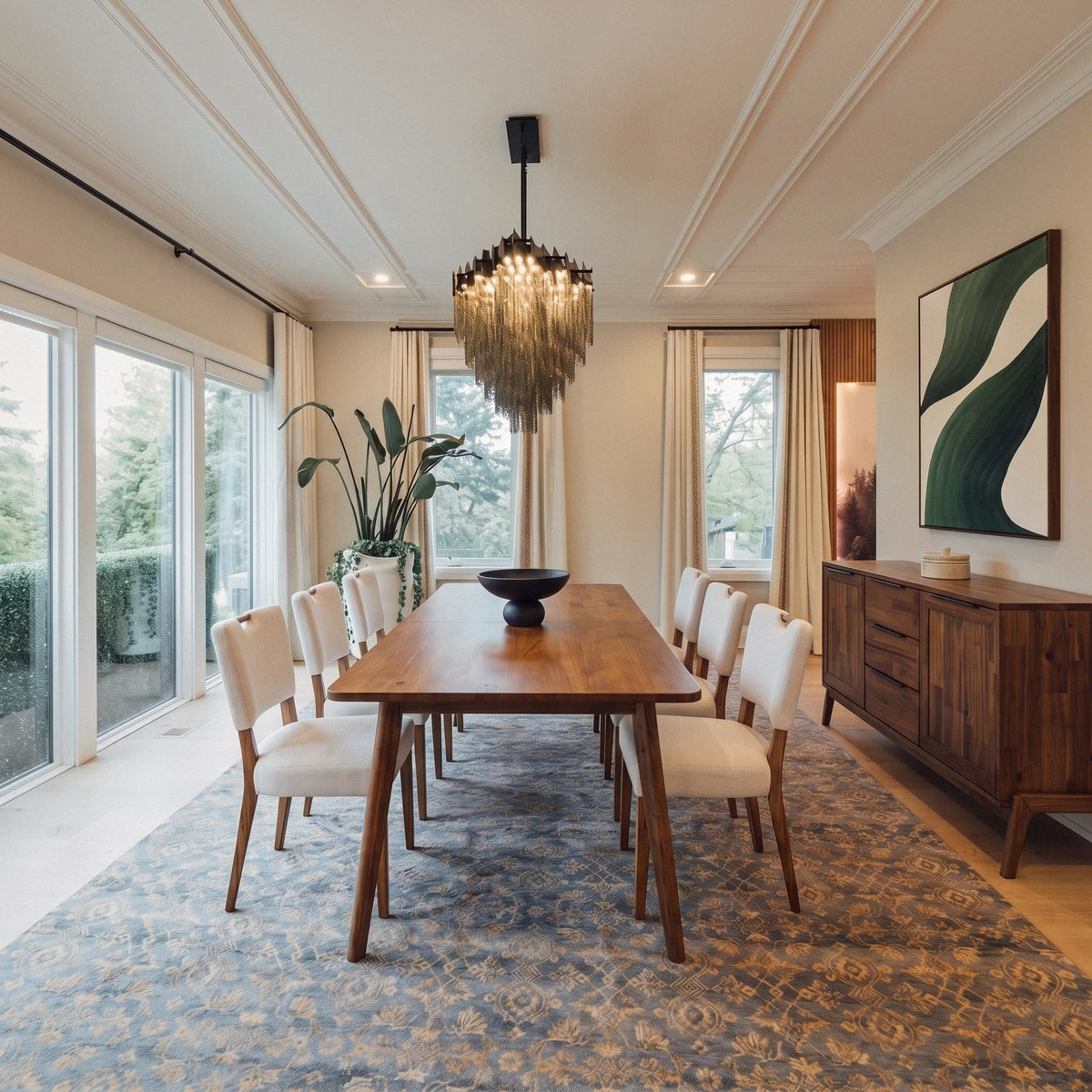 Radley Extension with Runners Acacia Dining Set - Altera