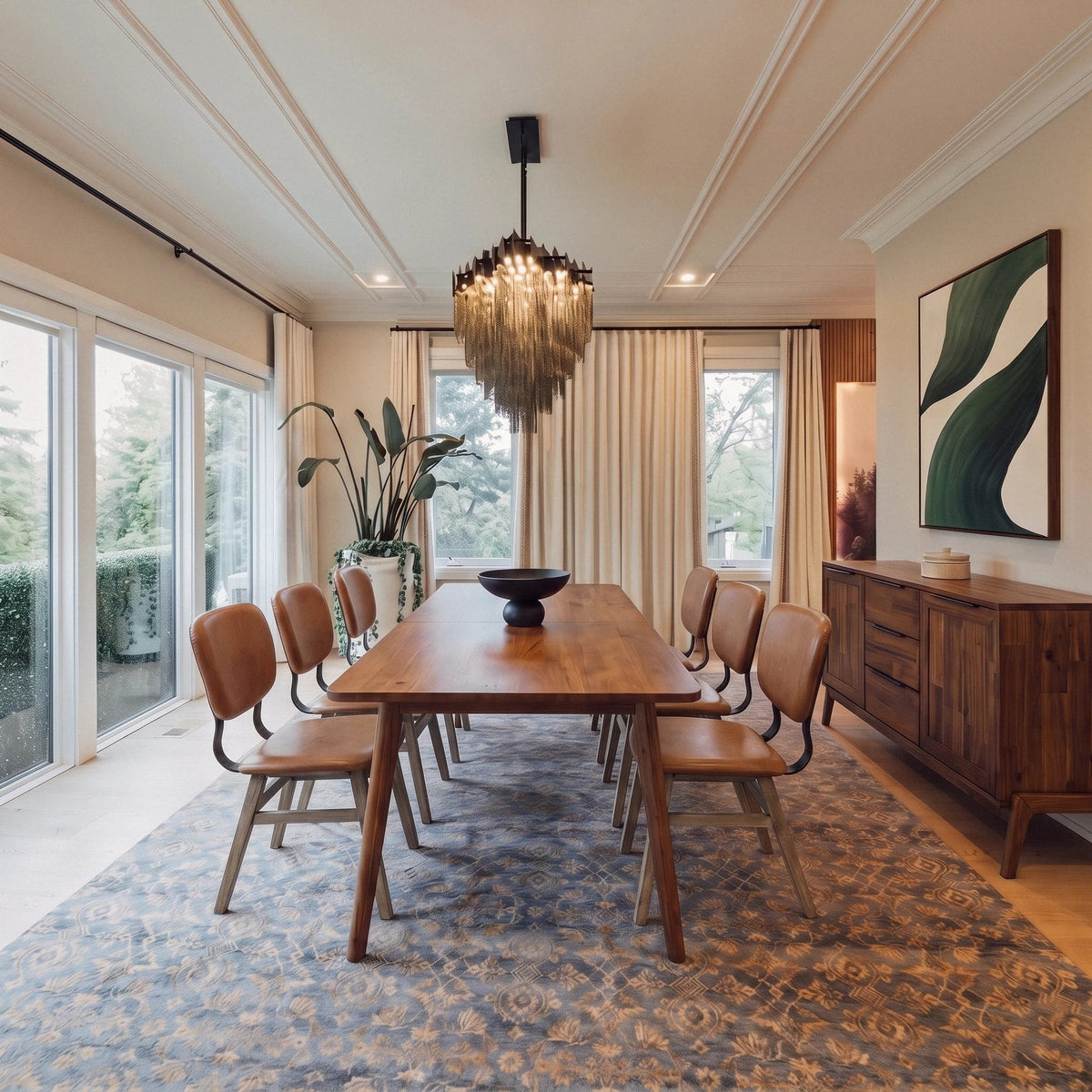 Radley Extension with Runners Acacia Dining Set - Altera