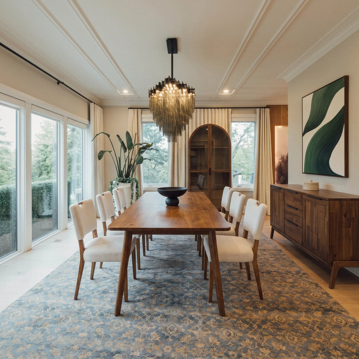 Radley Extension with Runners Acacia Dining Set - Altera