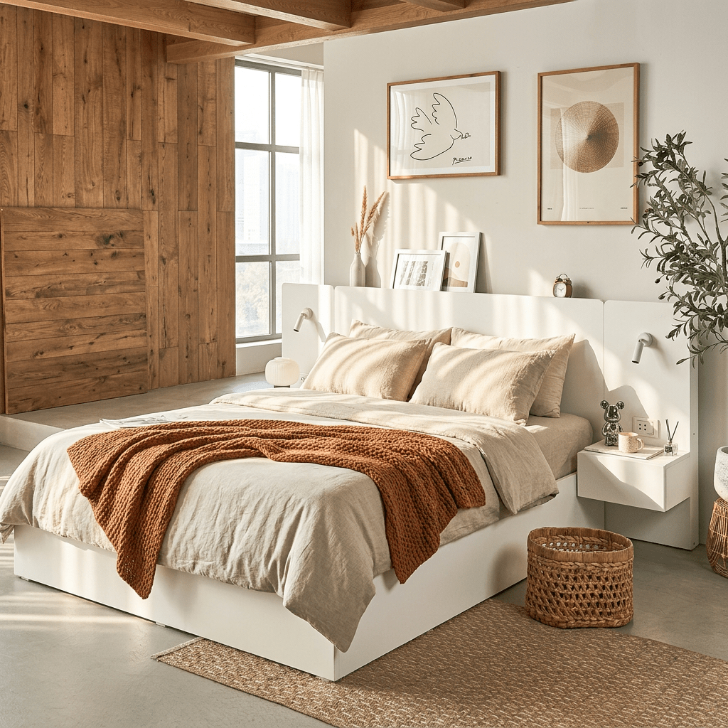 Rander 3 - Piece Bedroom Set with Integrated Power & Reading Lamp - Altera