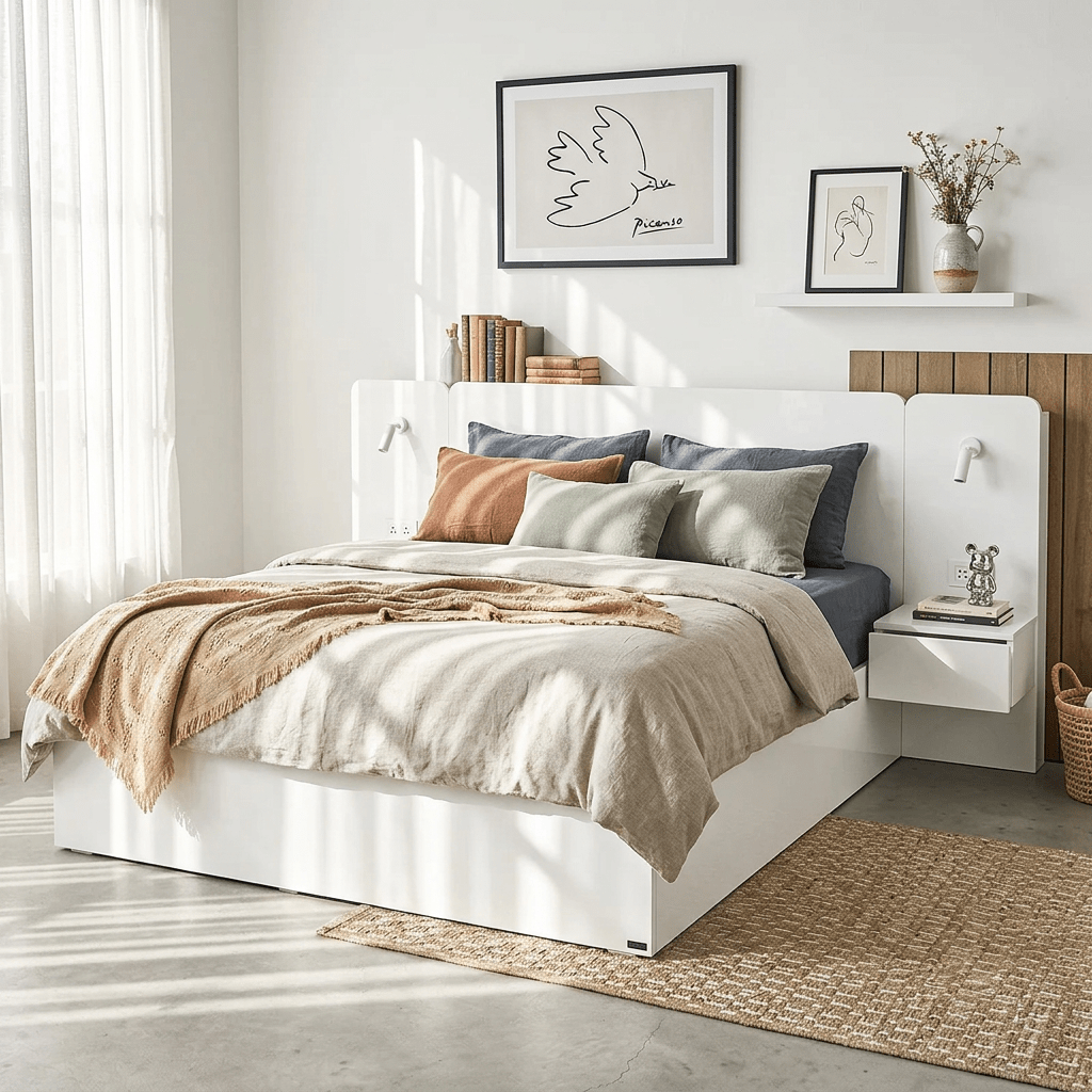 Rander Hotel Smart Bedroom Combo with Power Outlet & Reading Light - Altera