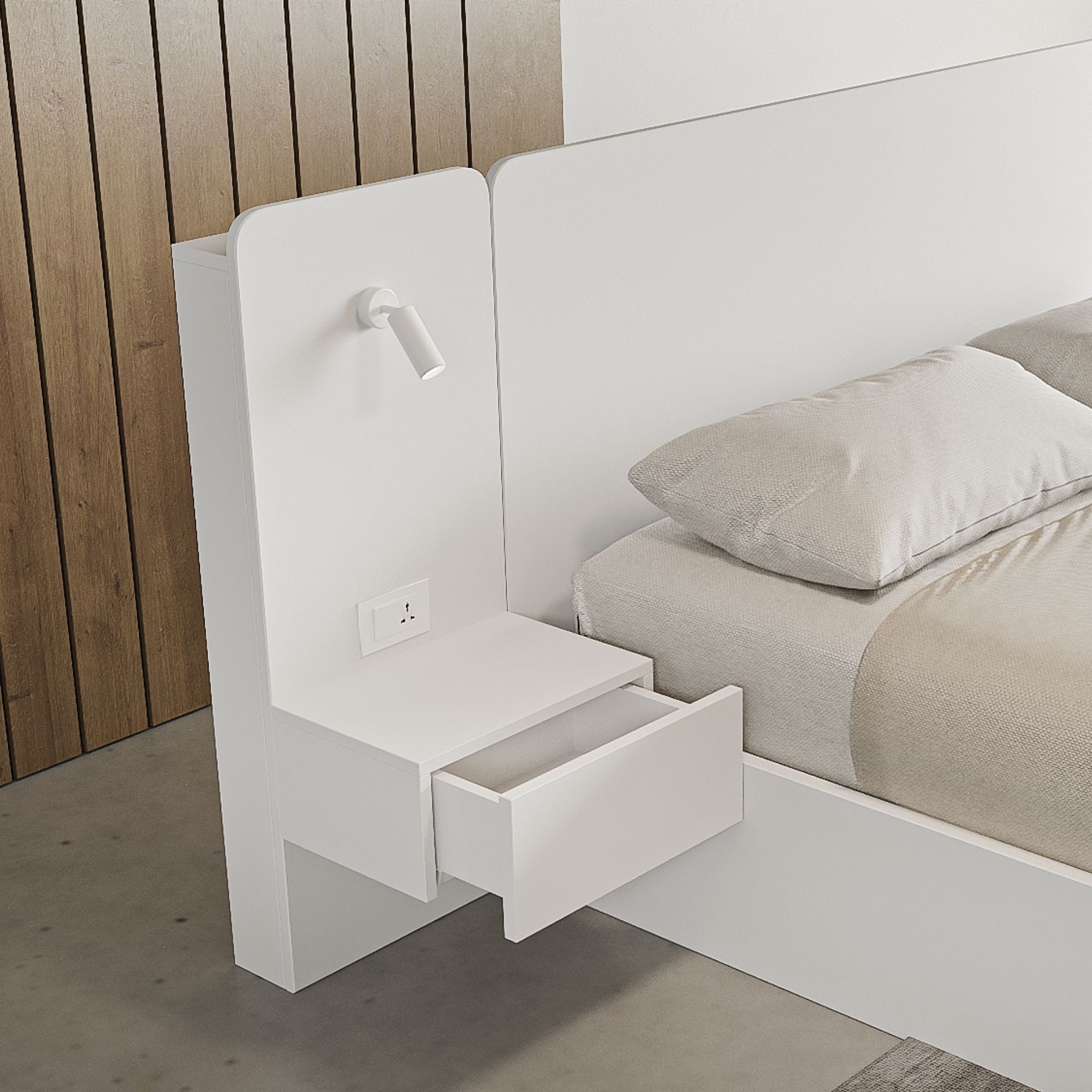 Rander Hotel Smart Bedroom Combo with Power Outlet & Reading Light - Altera