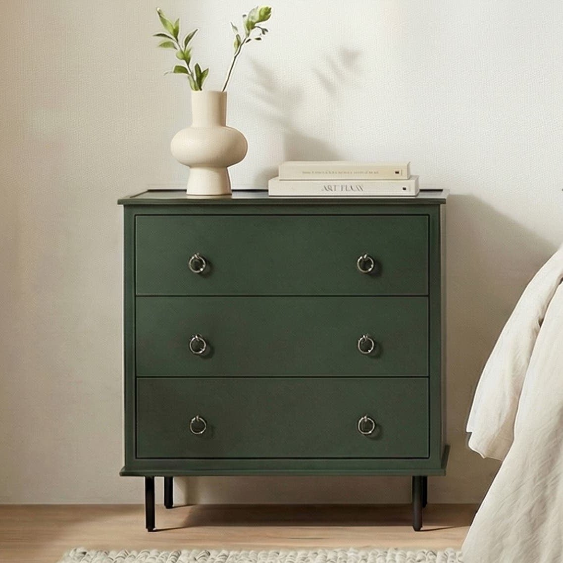 Rapallo 3 Drawer Nightstand - Altera