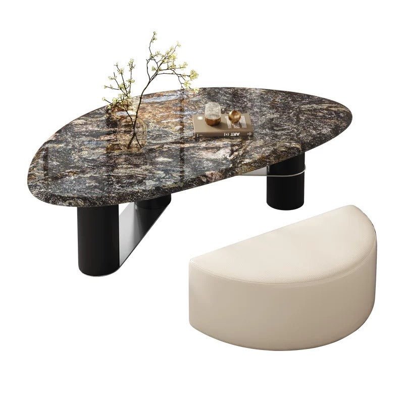 Ravello Stone Coffee Table & Ottoman - Altera