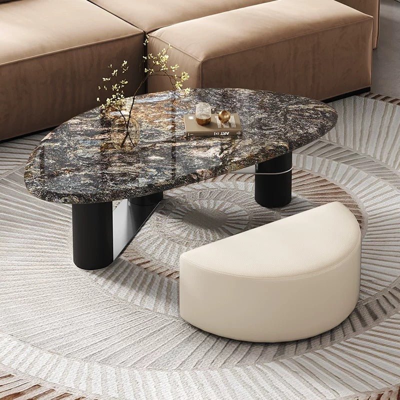 Ravello Stone Coffee Table & Ottoman - Altera