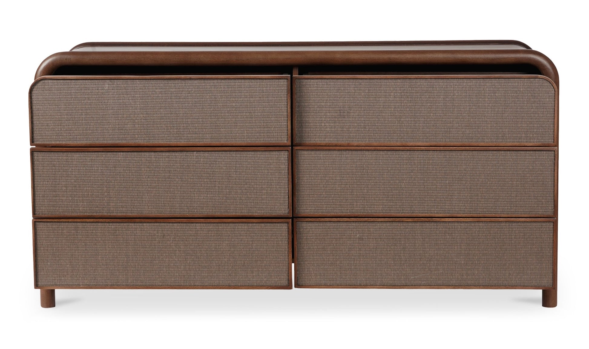 Reiko 6 Drawer Dresser Warm Brown - Altera