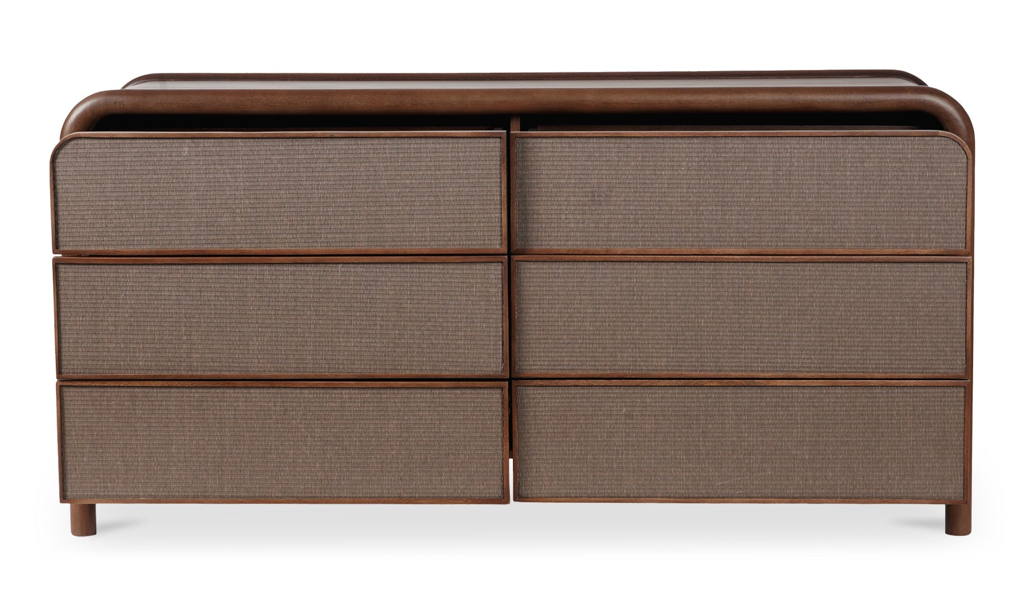 Reiko 6 Drawer Dresser Warm Brown - Altera