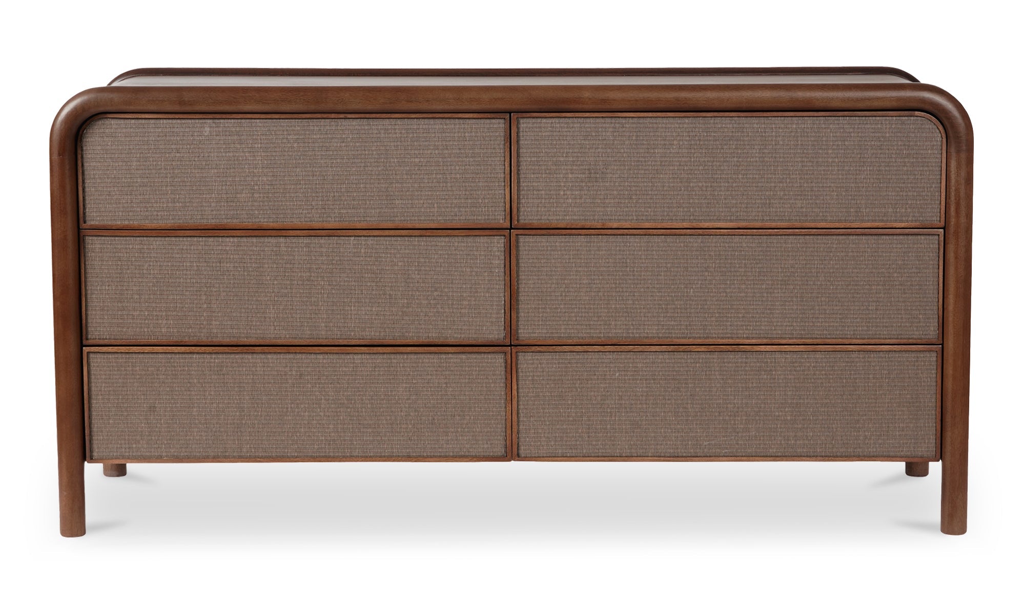 Reiko 6 Drawer Dresser Warm Brown - Altera