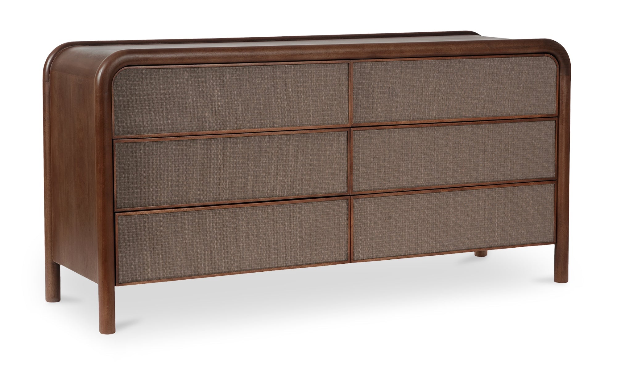 Reiko 6 Drawer Dresser Warm Brown - Altera