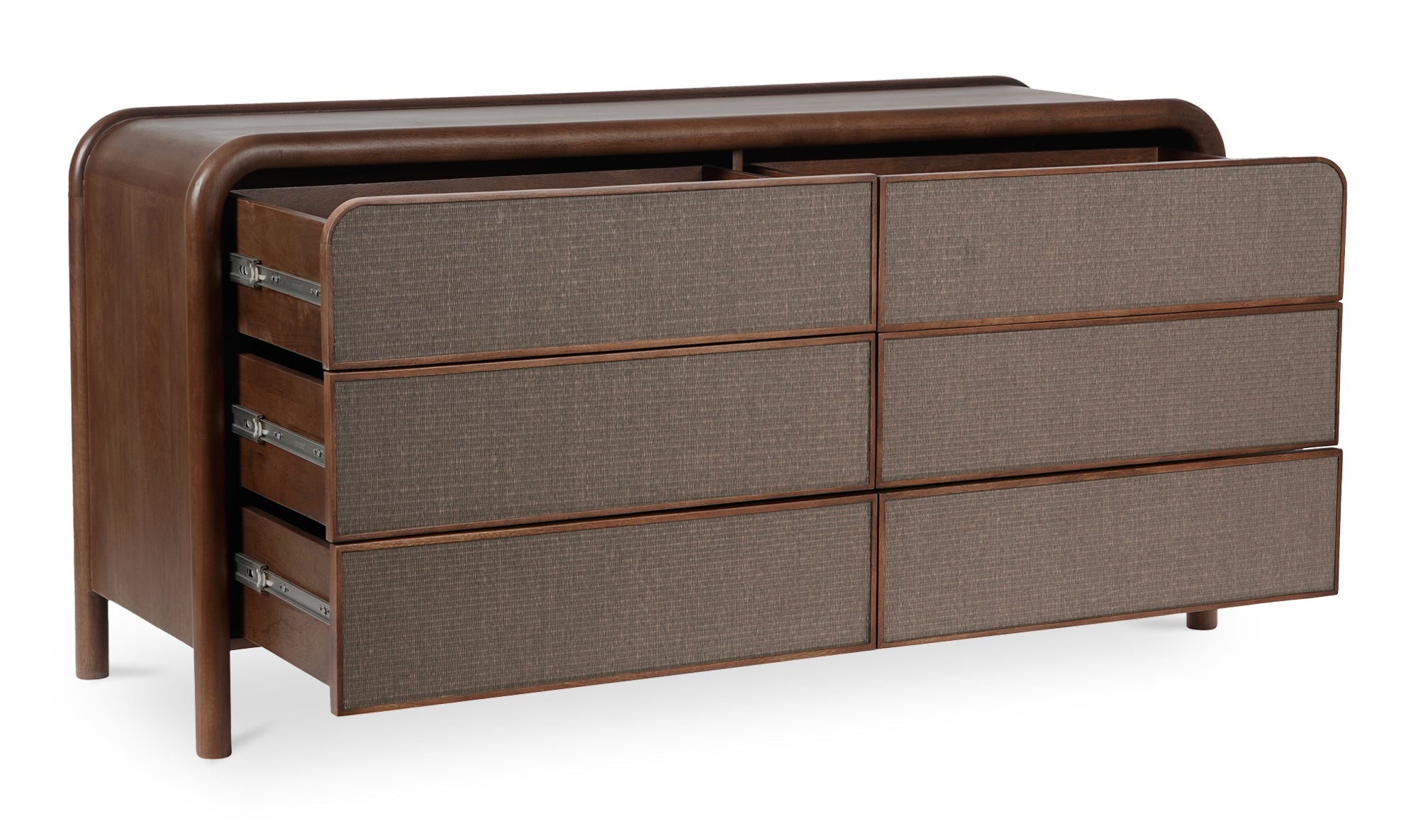 Reiko 6 Drawer Dresser Warm Brown - Altera