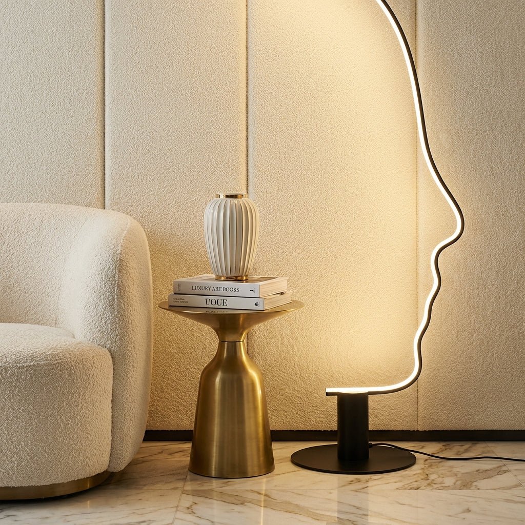 Reykjavik Face Profile Floor Lamp - Altera