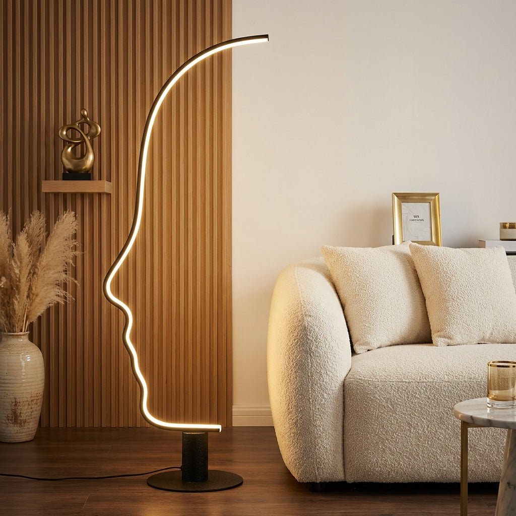 Reykjavik Face Profile Floor Lamp - Altera