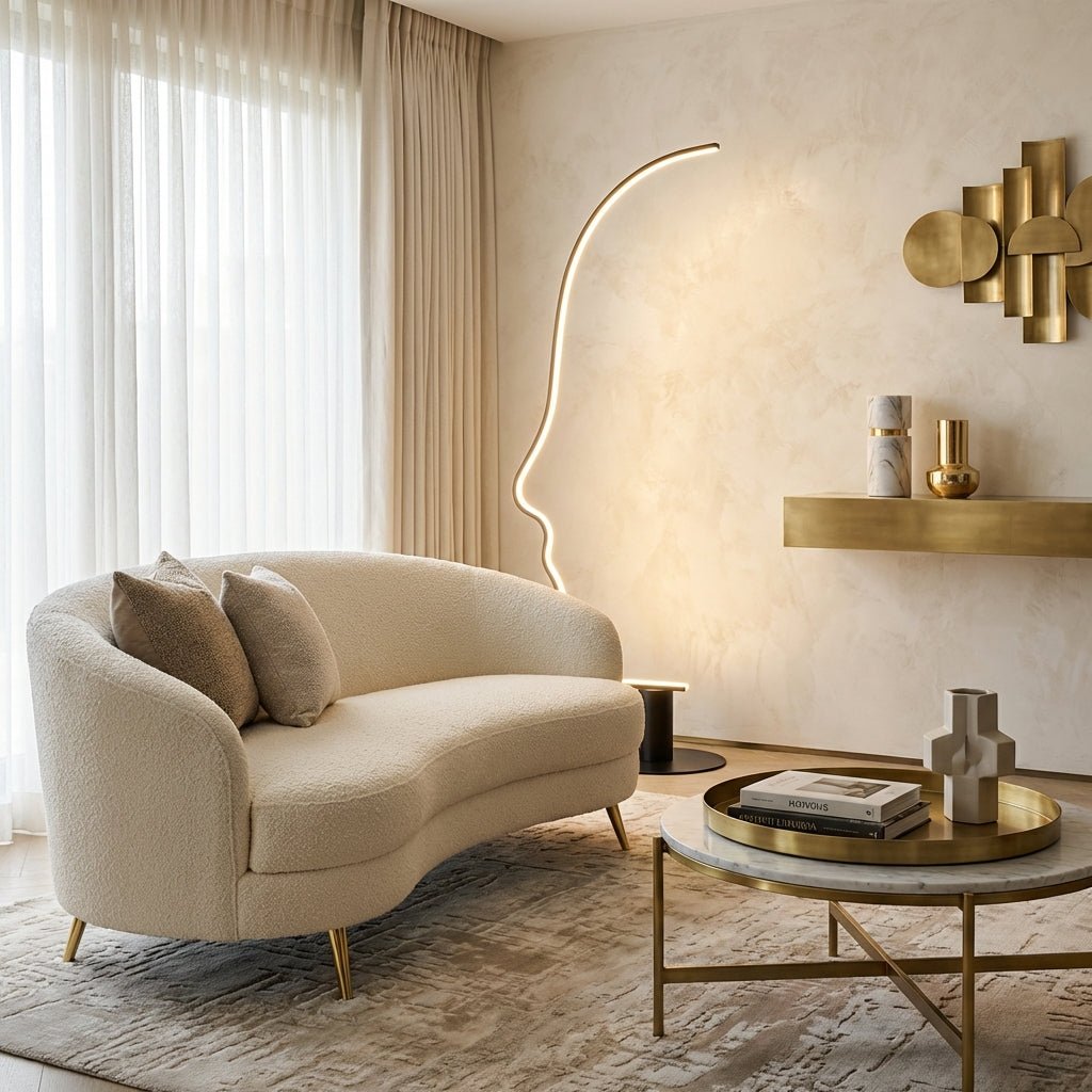 Reykjavik Face Profile Floor Lamp - Altera