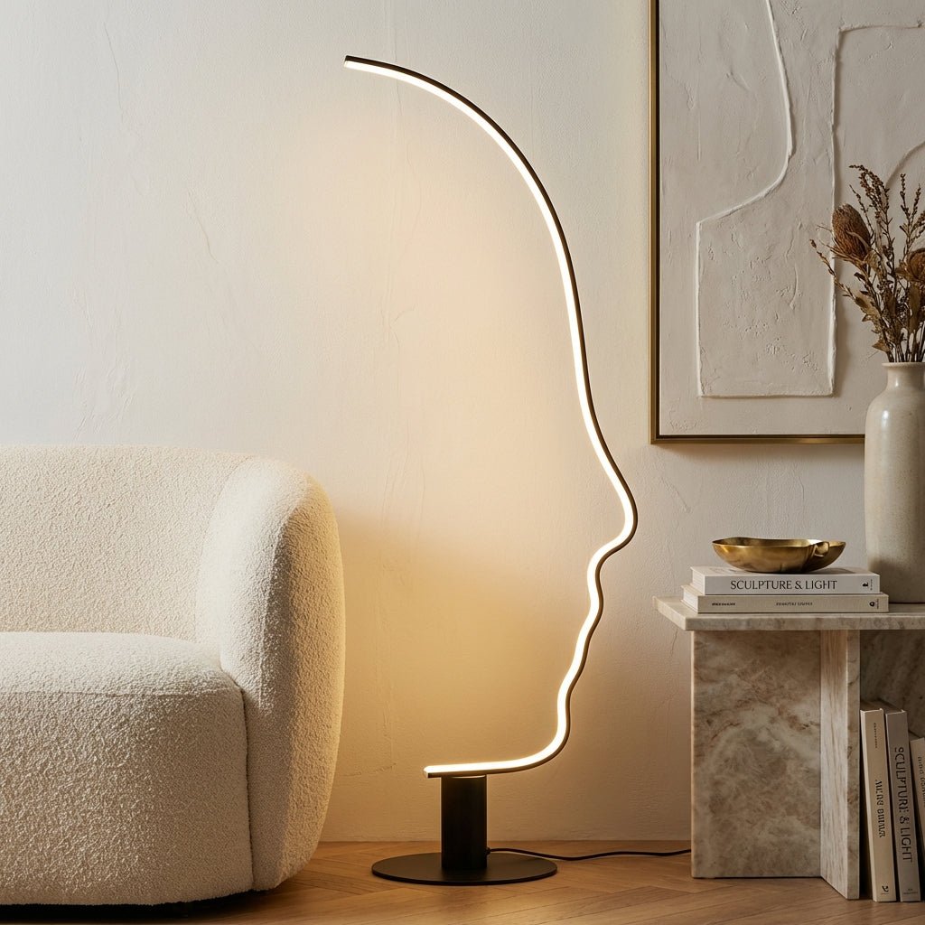 Reykjavik Face Profile Floor Lamp - Altera