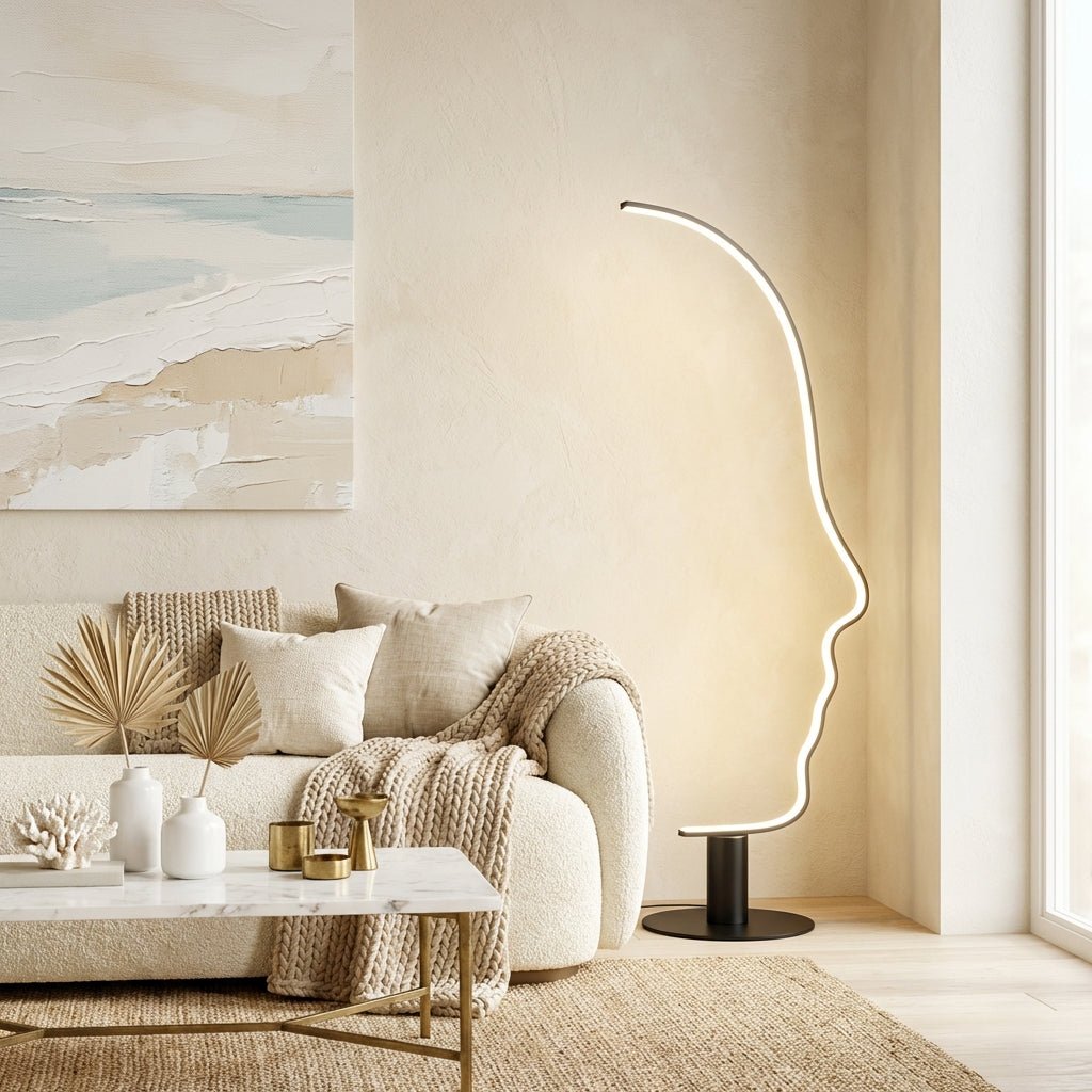 Reykjavik Face Profile Floor Lamp - Altera
