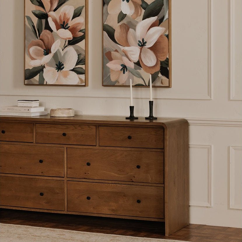 Rhodes 7 Drawer Dresser Oak - Altera