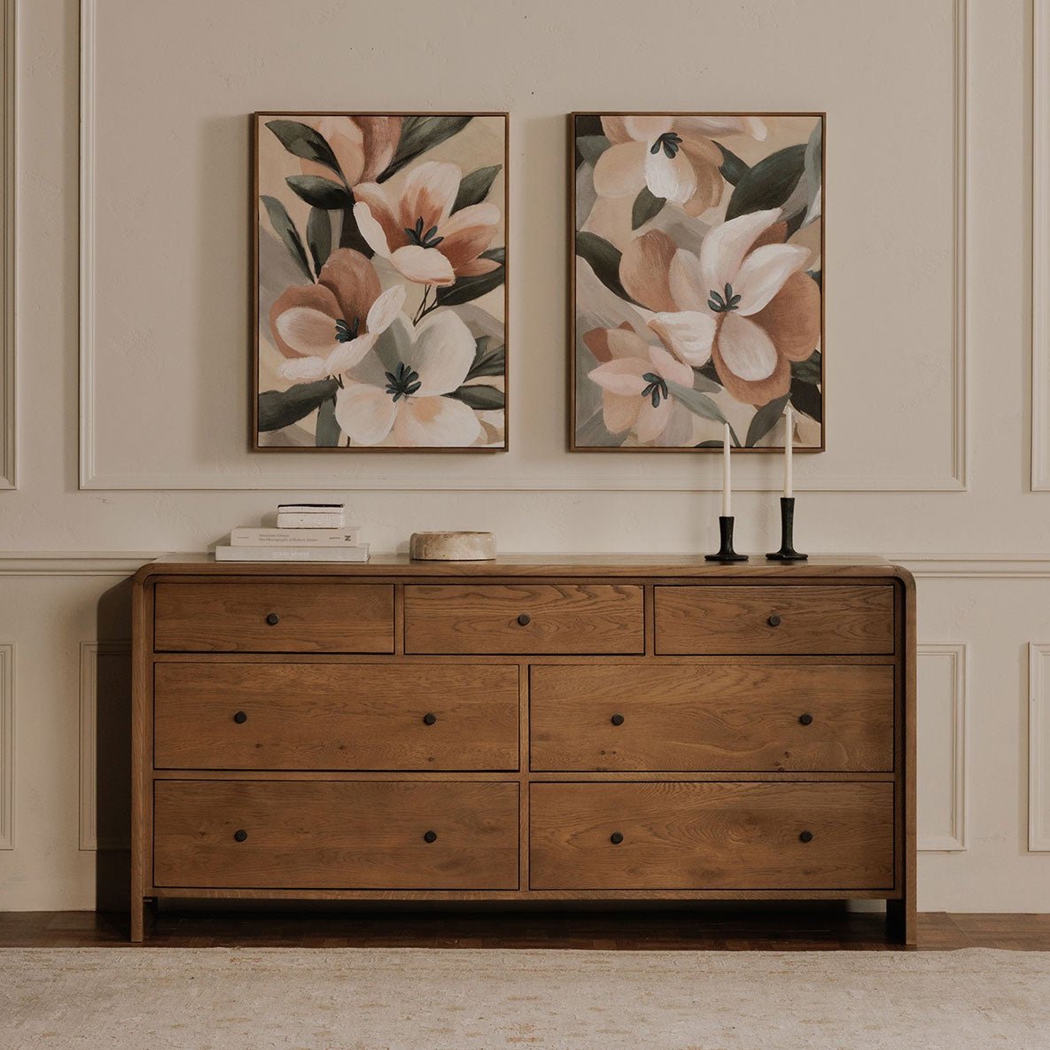 Rhodes 7 Drawer Dresser Oak - Altera