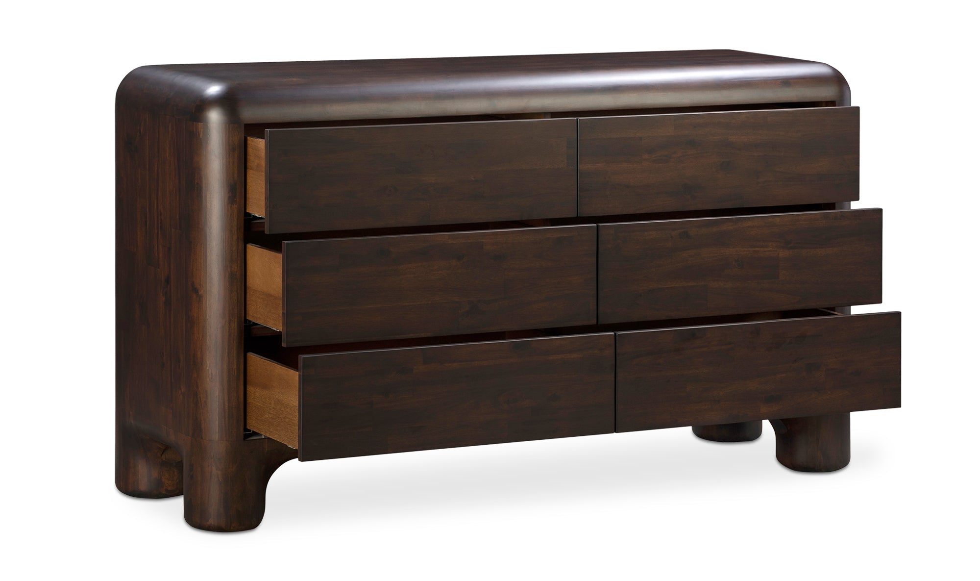 Riordan 6 Drawer Dresser Dark Brown - Altera