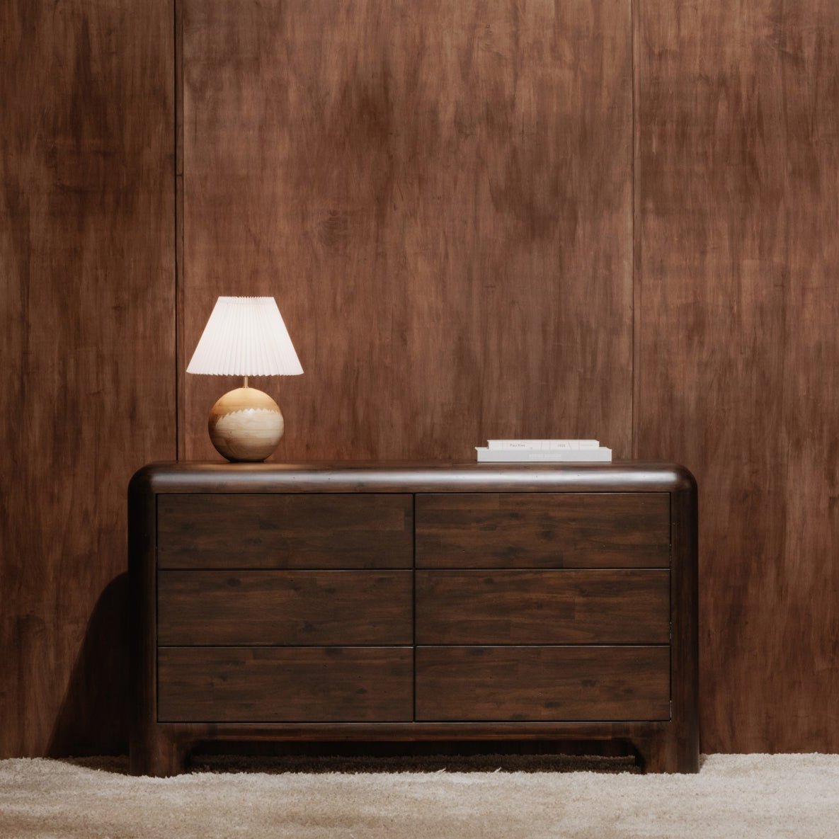 Riordan 6 Drawer Dresser Dark Brown - Altera