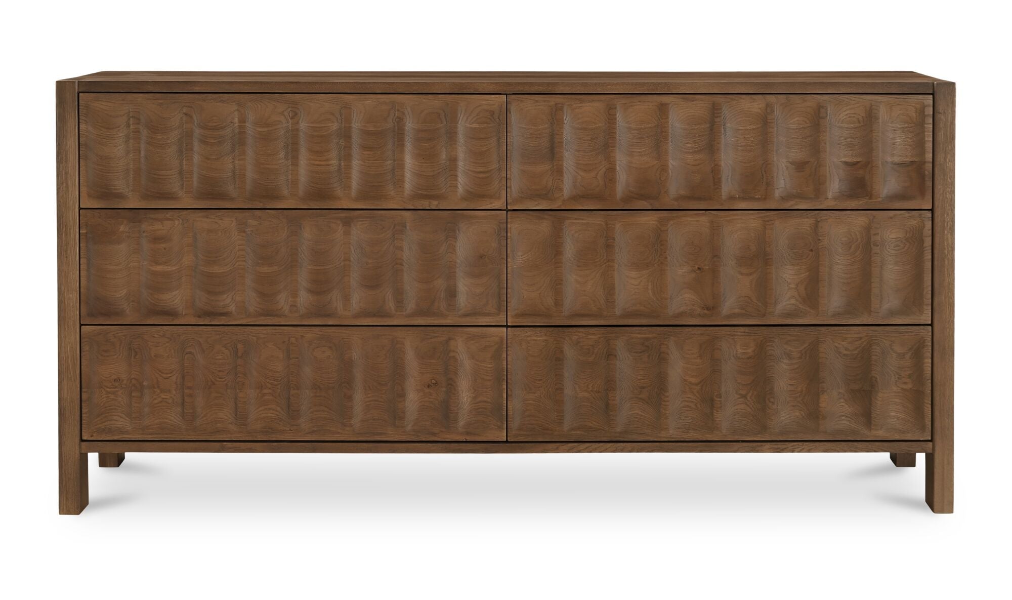 Ronan 6 Drawer Dresser Brown - Altera
