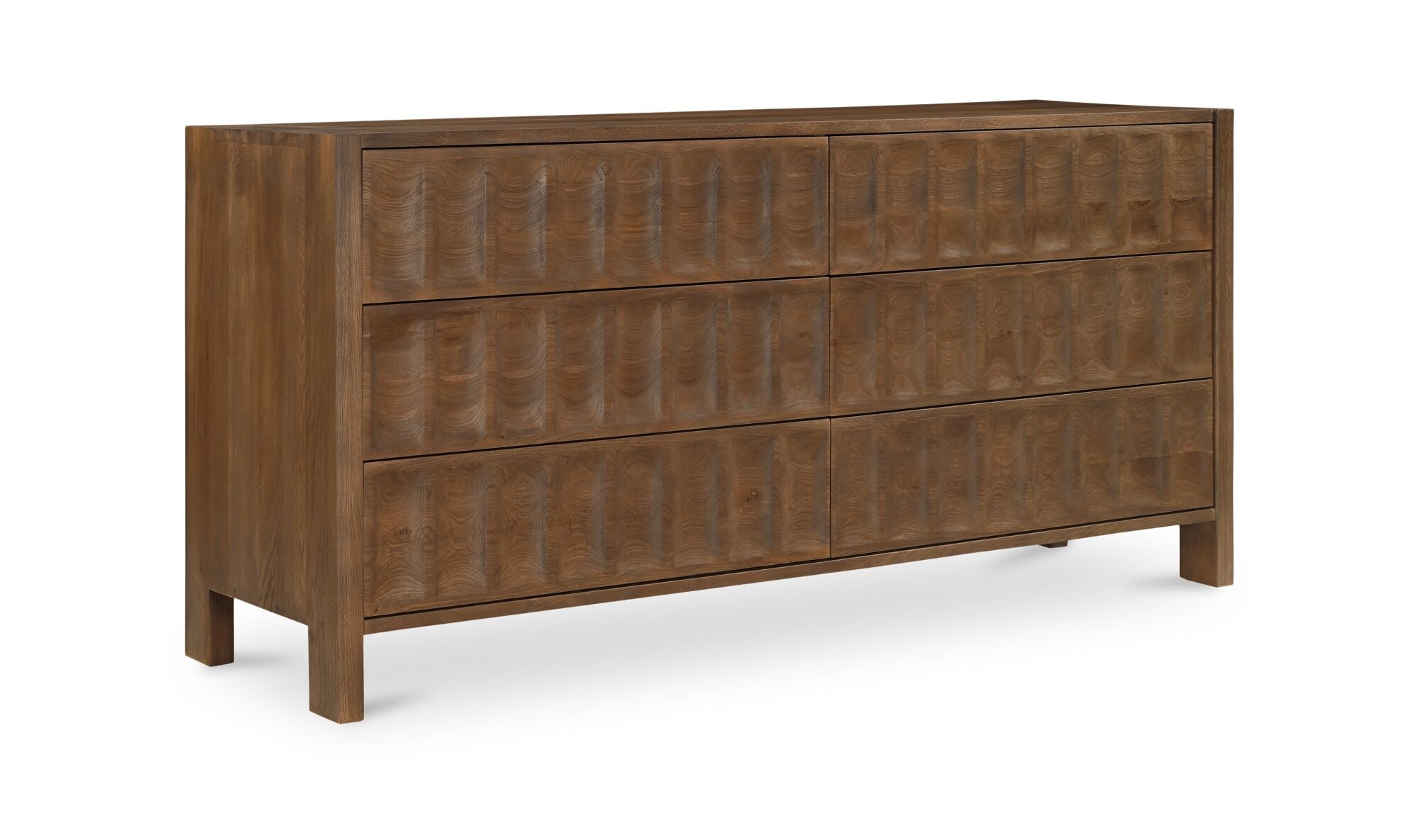 Ronan 6 Drawer Dresser Brown - Altera