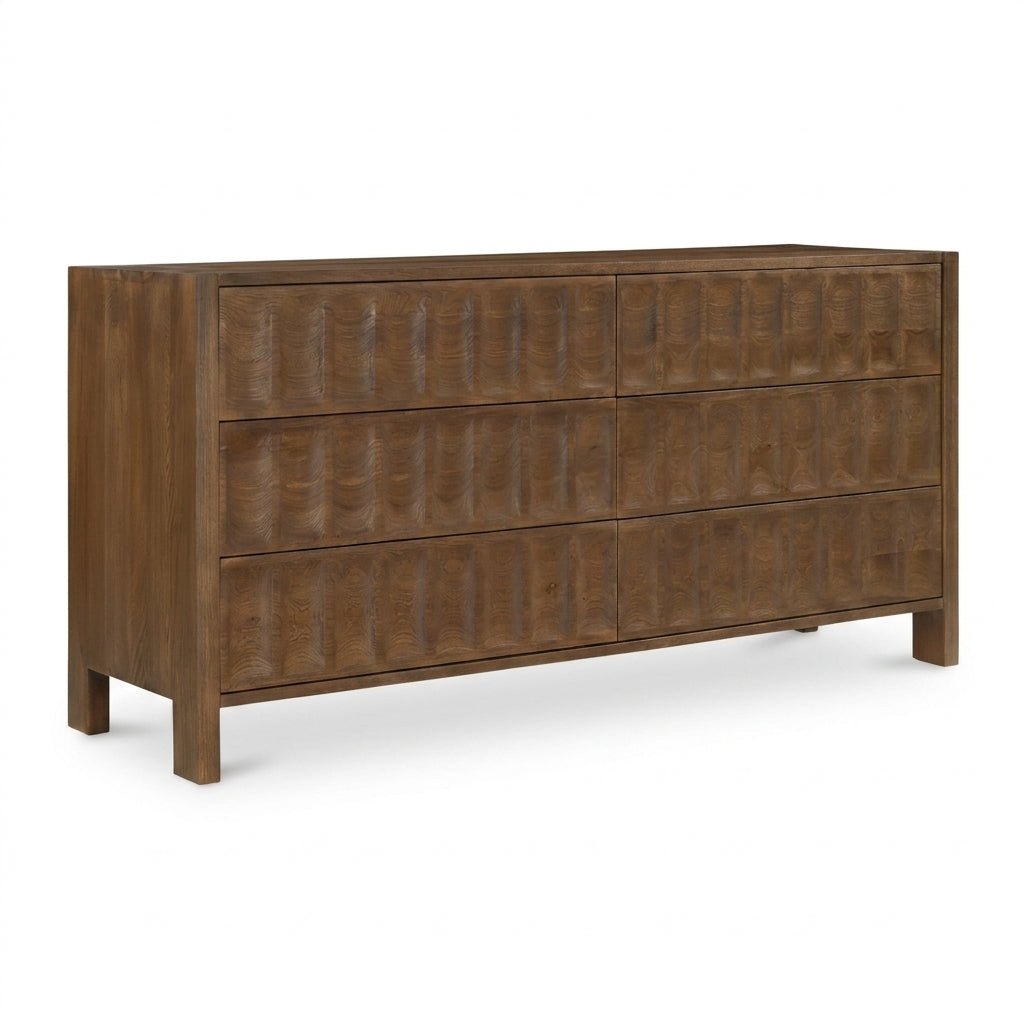 Ronan 6 Drawer Dresser Brown - Altera