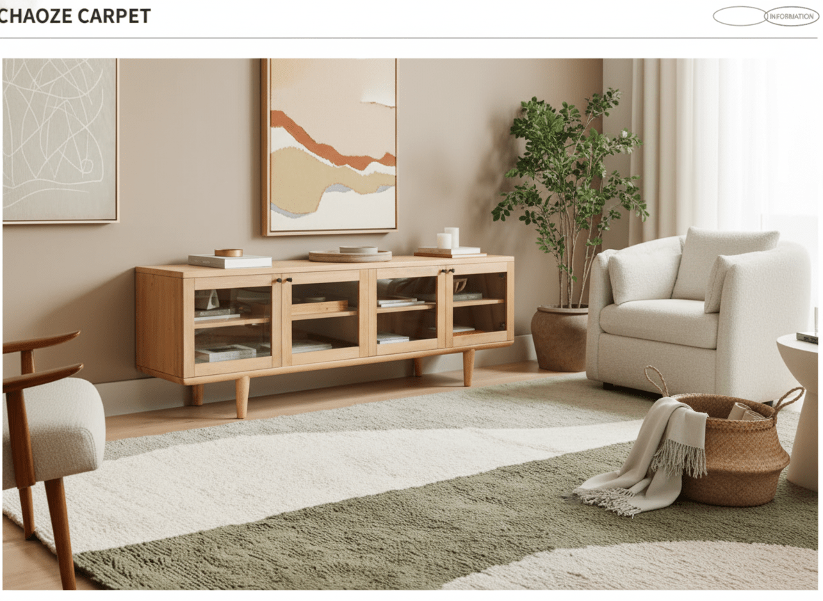 Sage River Flow Plush Area Carpet - Altera