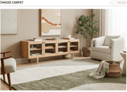 Sage River Flow Plush Area Carpet - Altera