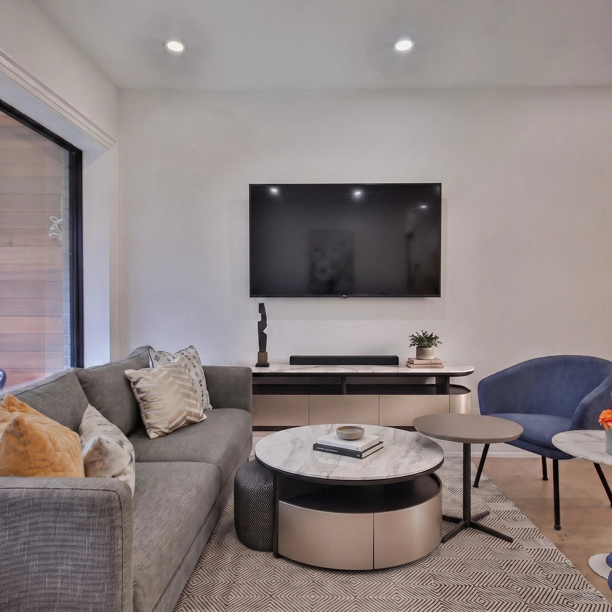 Salerno Coffee Table & TV Stand - Altera