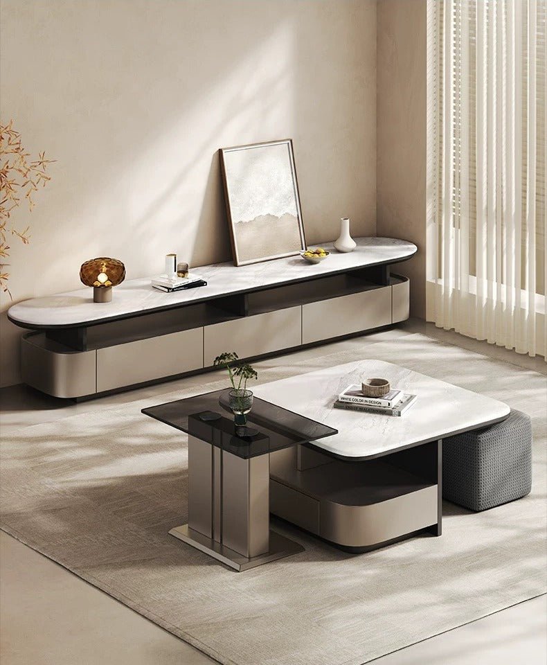 Salerno Coffee Table & TV Stand - Altera