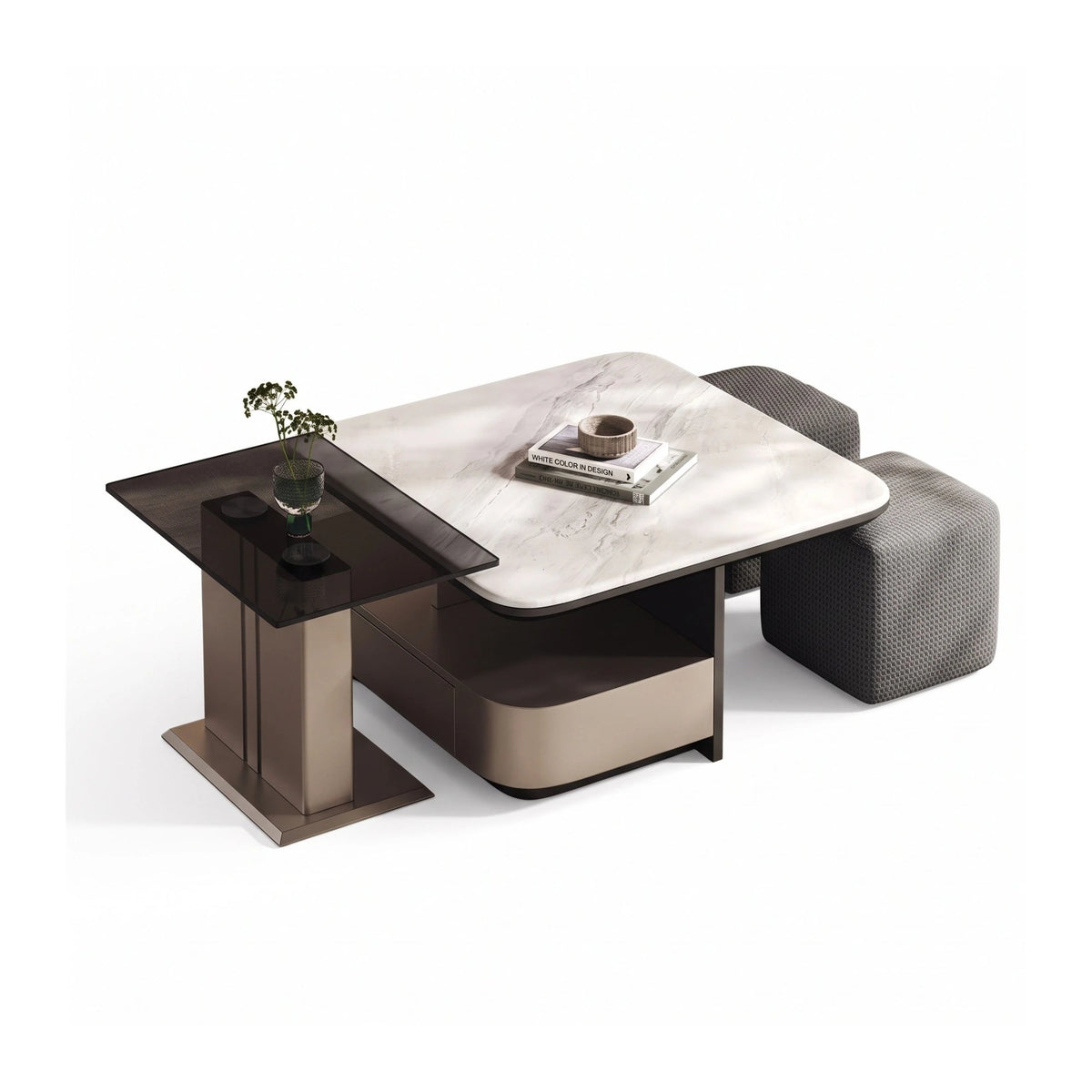 Salerno Coffee Table & TV Stand - Altera