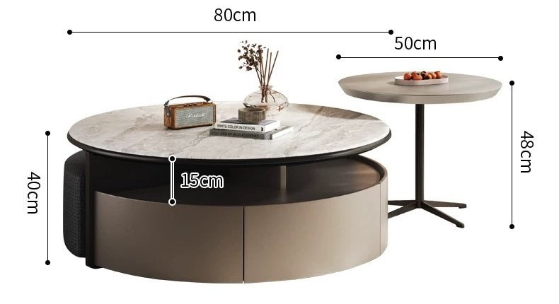 Salerno Coffee Table & TV Stand - Altera