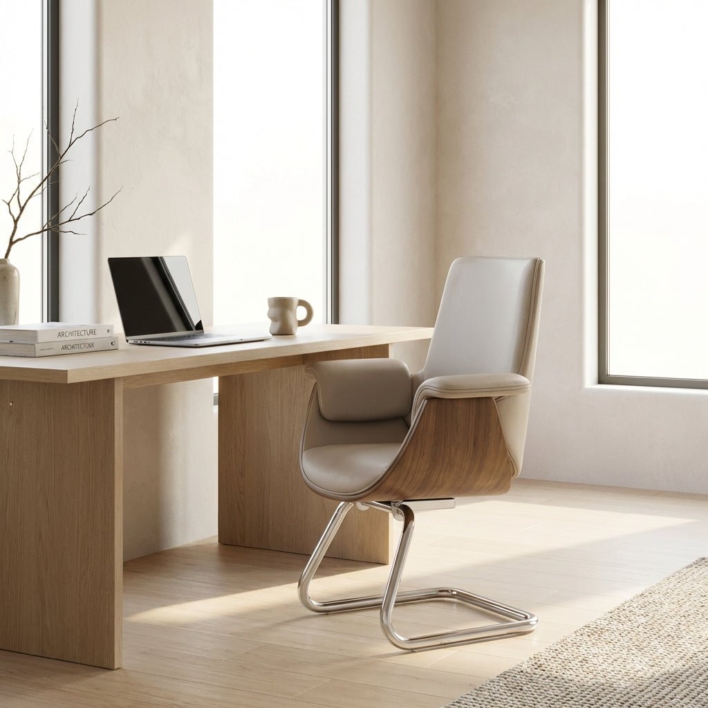 Salzburg Premium Leather Home Office Chair - Altera
