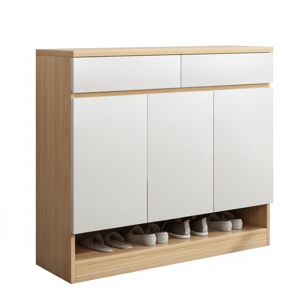 SC52 White Shoe Cabinet - Altera