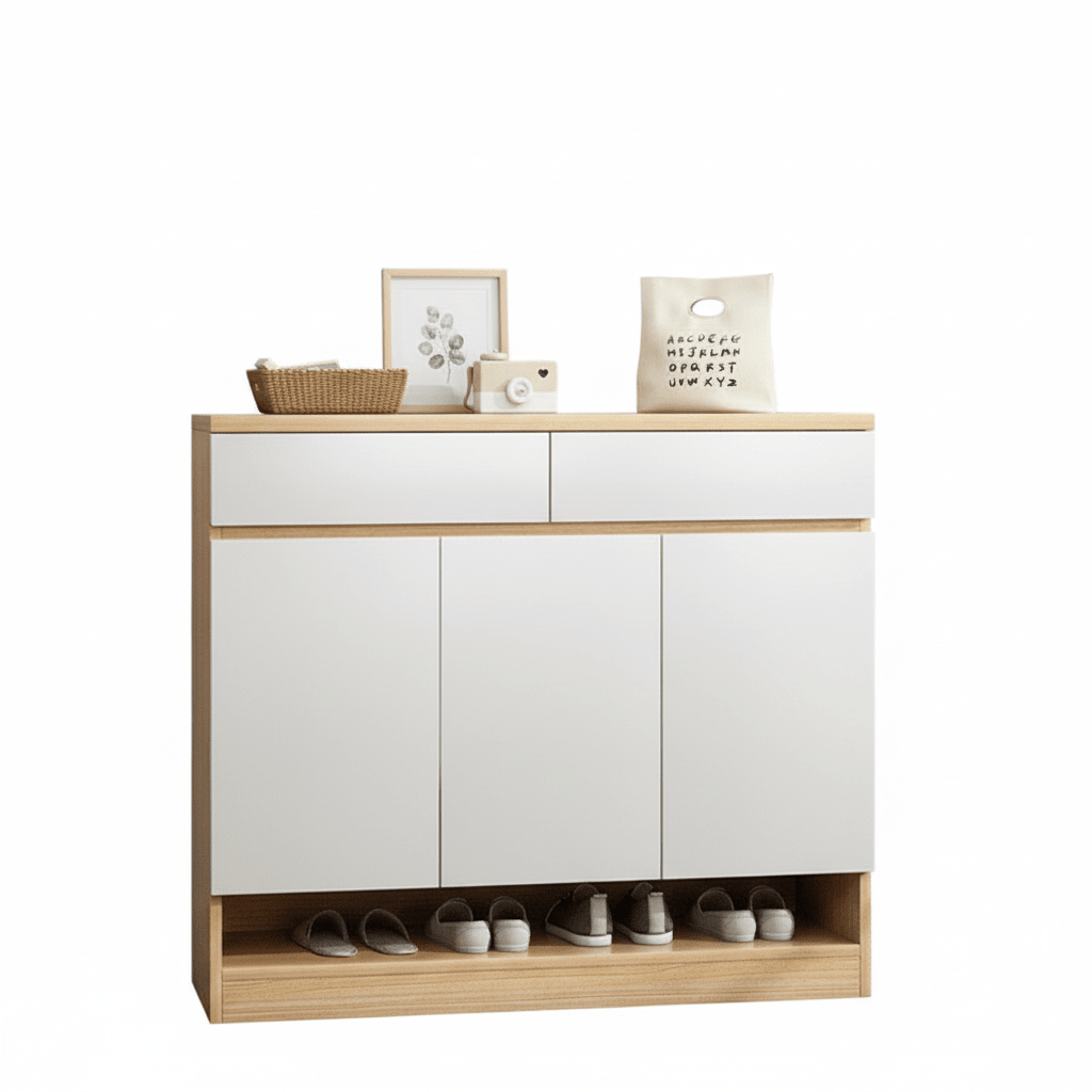 SC52 White Shoe Cabinet - Altera