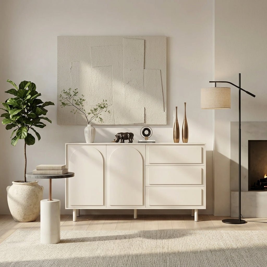 SC53 White Shoe Cabinet - Altera