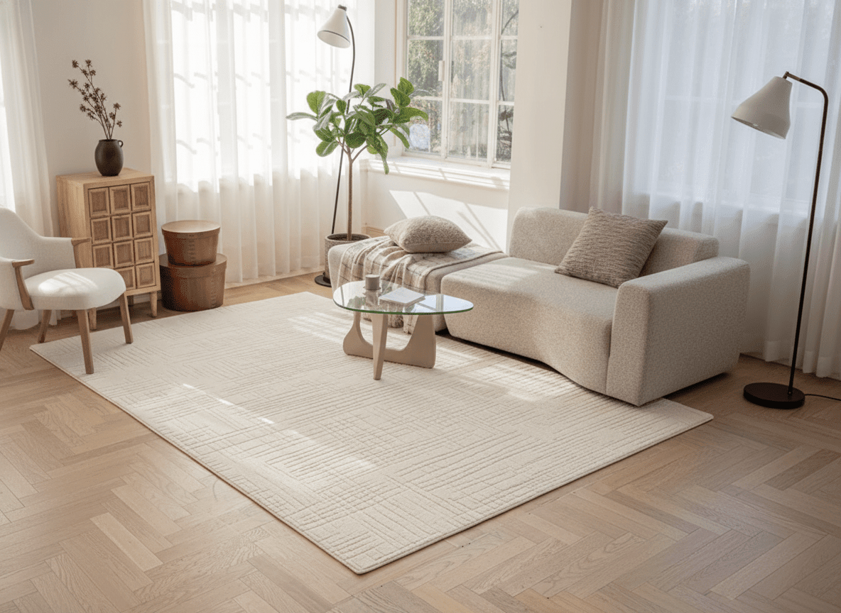 Scandinavian Weave Easy - Clean Living Room Rug - Altera