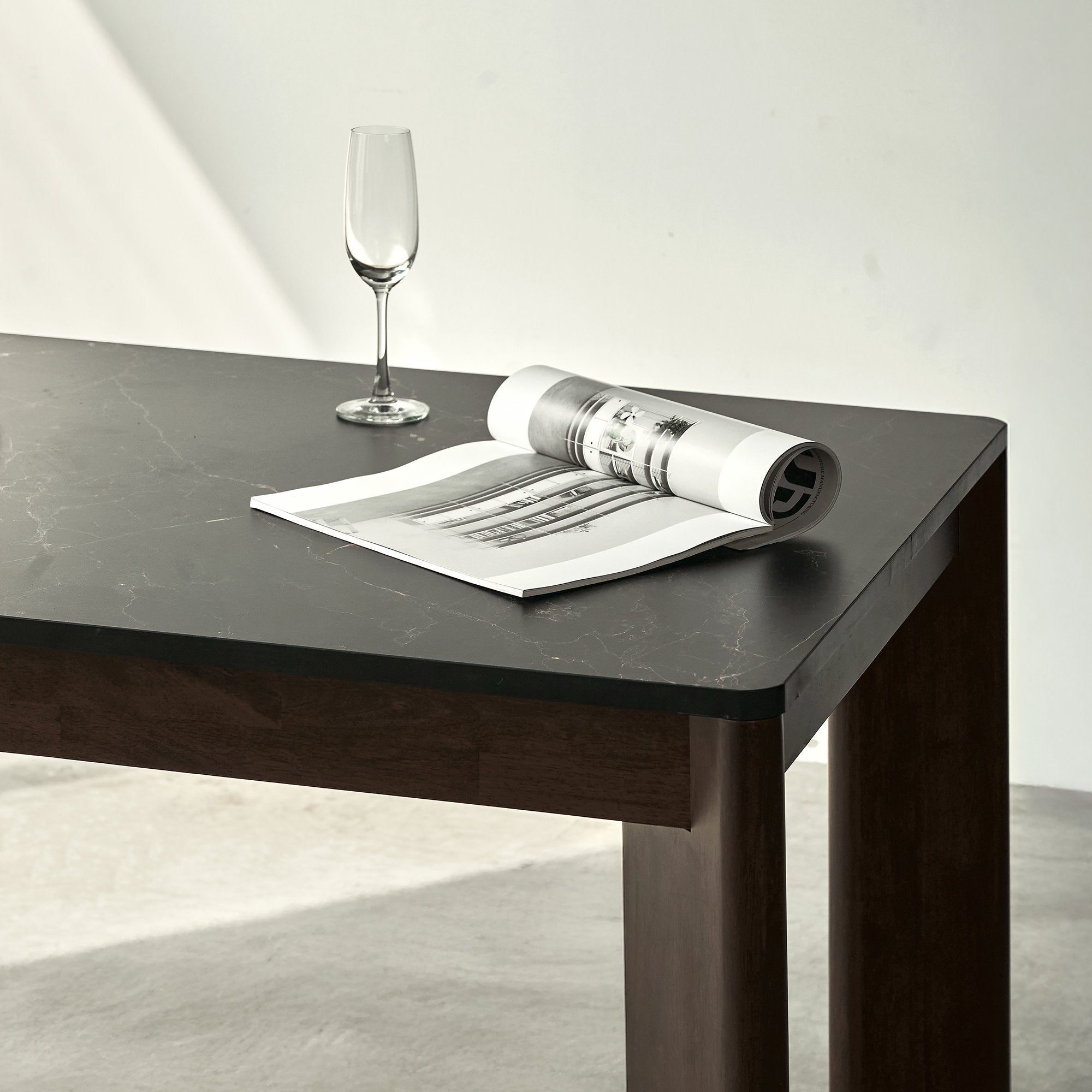 Scania Stone Dining Table Set - Altera