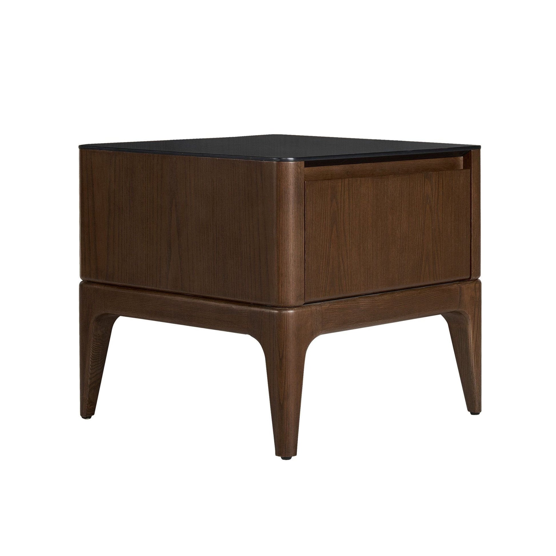 Scarlet Modern Ash Wood Nightstand - Altera