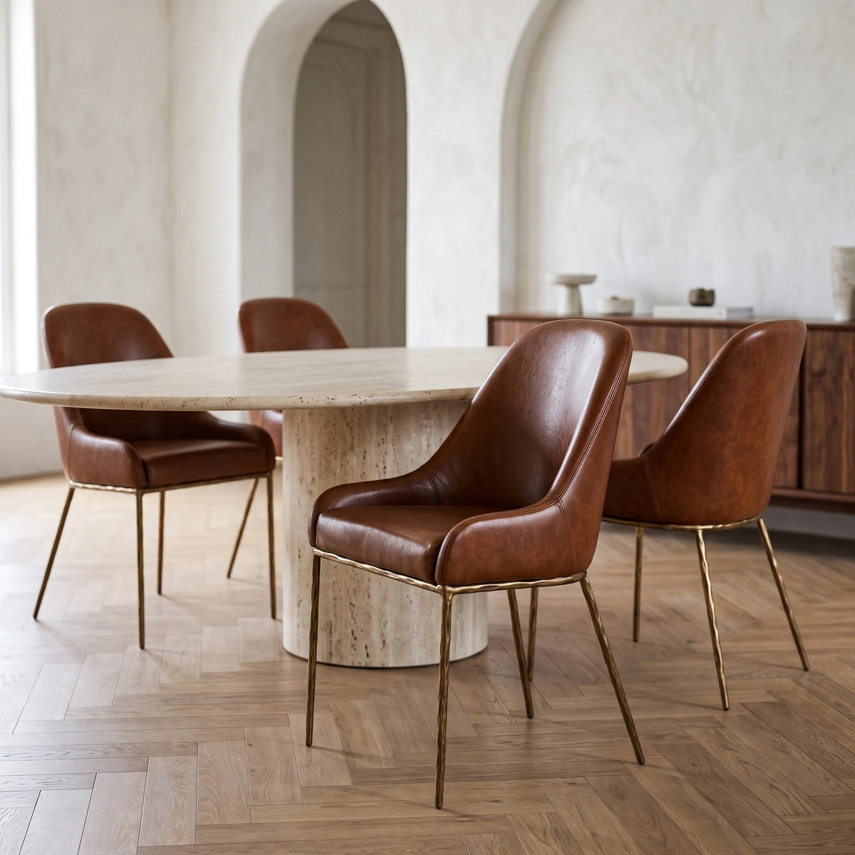 Segovia Leather Dining Chair - Altera